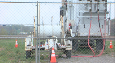 Temporary Substation in Shawneetown, Ill.