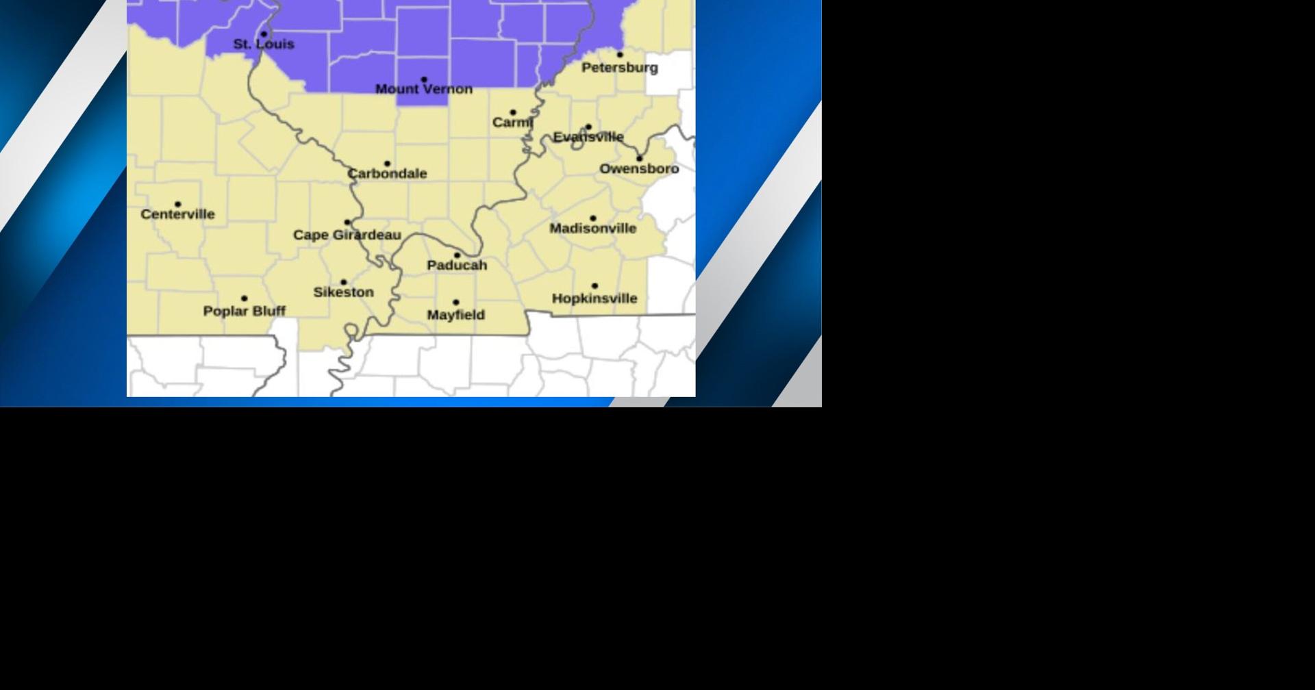 Winter storm advisory for parts of Southern Illinois this Saturday