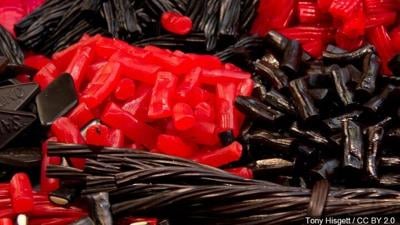 red and black licorice