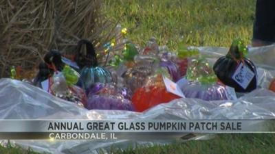 Glass pumpkins