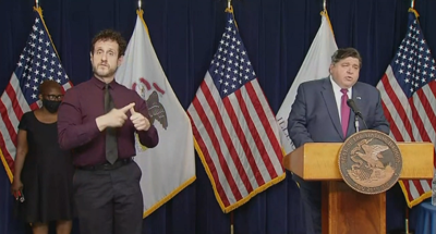 Pritzker grants presser 8.12.20