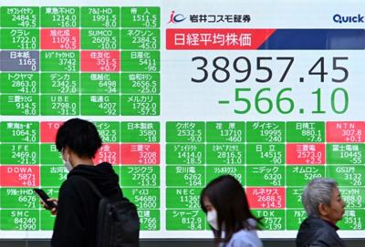 US stocks tumble as investors awaits Israel’s response to Iran’s attack
