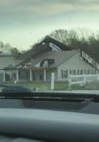 More homes and businesses damaged by storms in Eldorado, Illinois #shorts