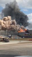 Massive battery plant fire in Fredericktown, Missouri