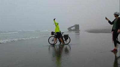 Cyclist completes cross country trip