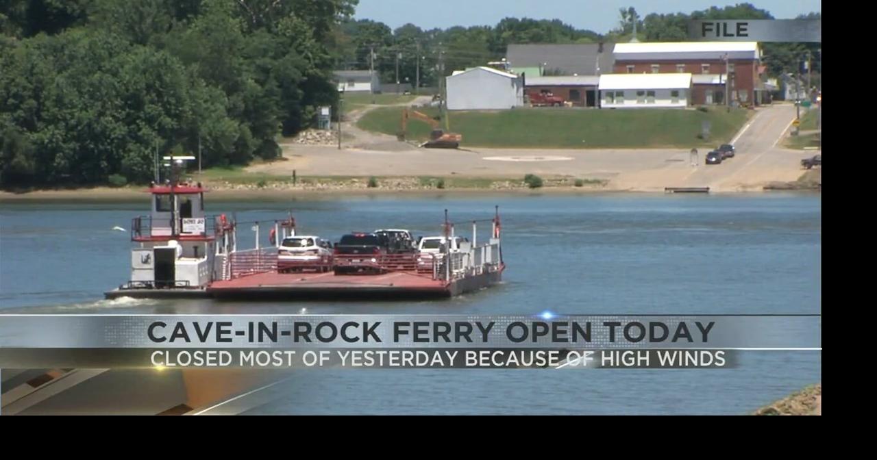 CaveInRock Ferry reopens Video