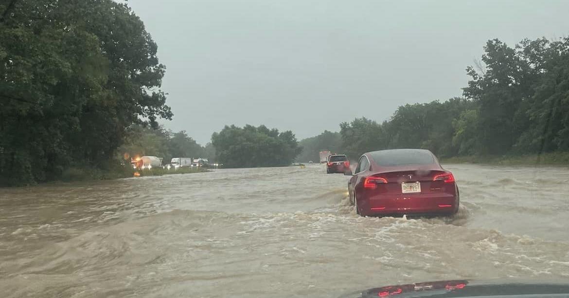I-64 Flooded in Washington County, Illinois | | wsiltv.com
