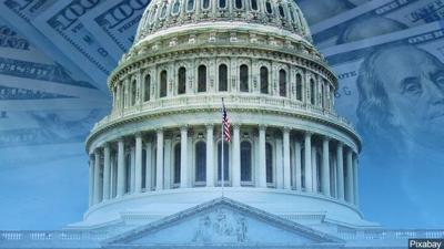 Capitol building and money