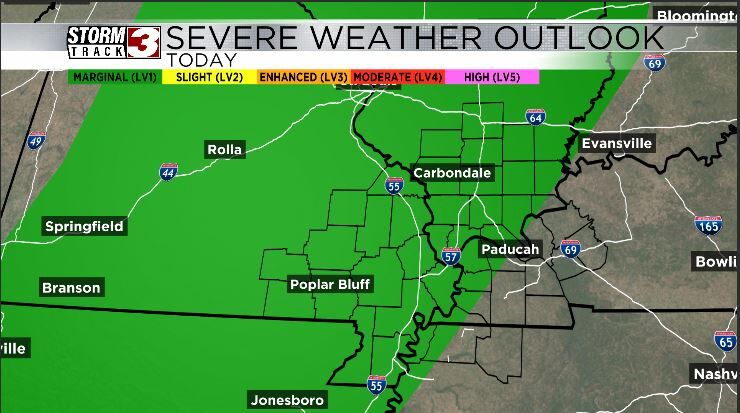 Breezy And Warm Today Leads To Isolated Severe Storms Overnight ...