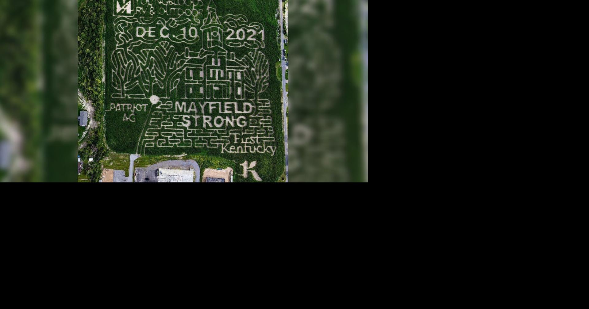 'Mayfield Strong' Kentucky's largest corn maze returns after last year