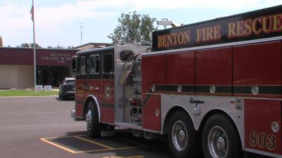 Benton Grade School w/Firetruck (Aug. 20, 2023)