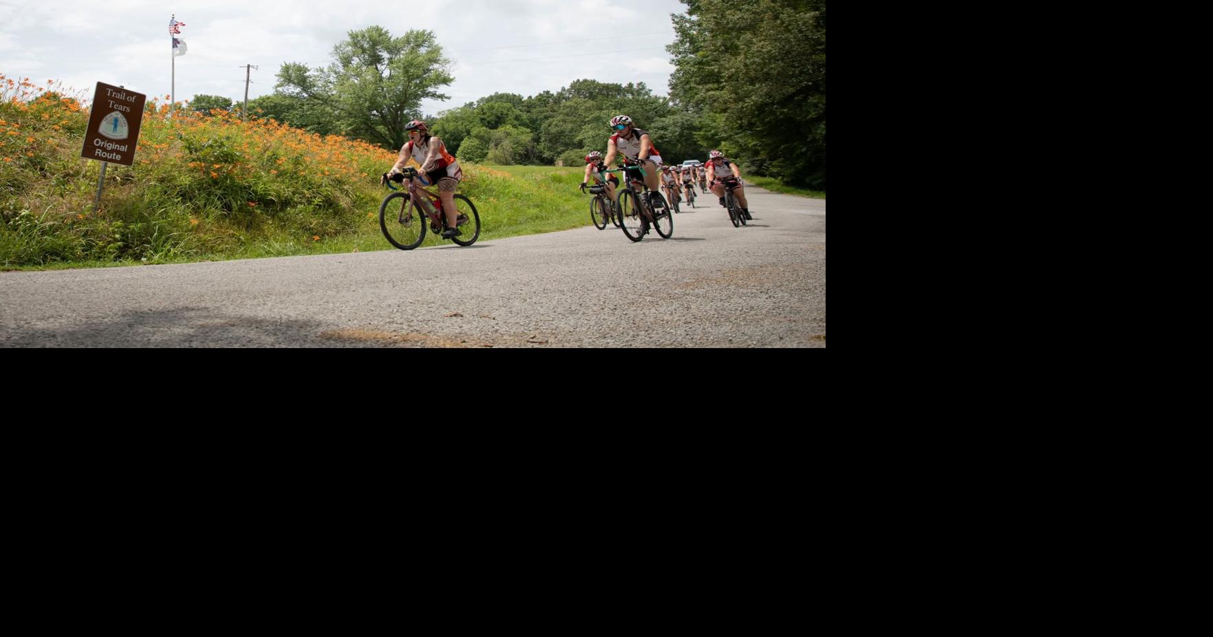 Cherokee Nation Cyclists Continue Historic Trail of Tears Journey Through Southern Illinois
