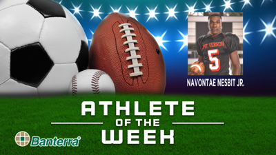 Mt. Vernon RB Navontae Nesbit Jr. earns week 8 WSIL Athlete of the Week award