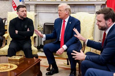 Trump and Vance erupt at Zelensky in tense Oval Office meeting
