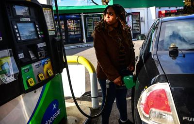 Gas prices fall -- a little