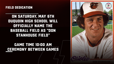 Du Quoin High School Names Baseball Field After Graduate and MLB All-Star Don Stanhouse