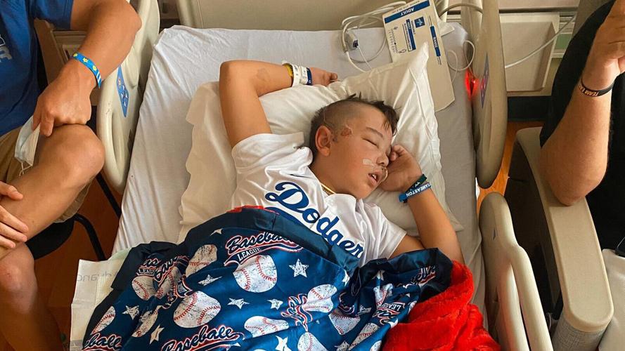 Injured Little Leaguer's CAT scan results come back 'normal' after he fell and hit his head a second time