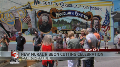 New mural unveiled in Carbondale in collaboration with ArtSpace 304