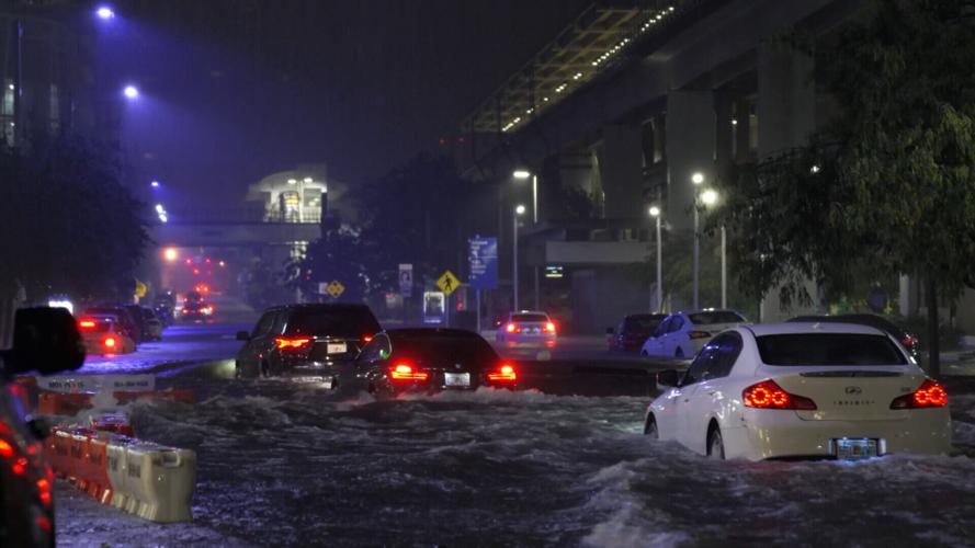 South Florida gets soaked as potential tropical storm prepares to cross state