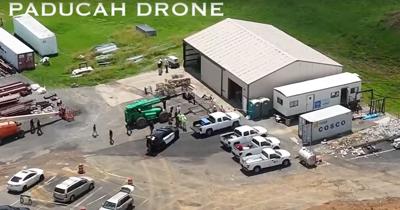 Paducah Drone photo at Lone Oak church