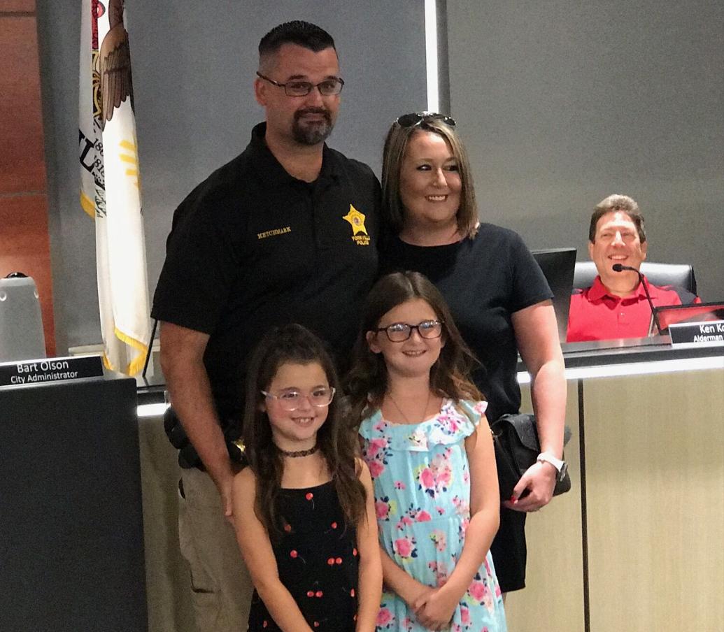 Yorkville Police Department detective honored by city council Local