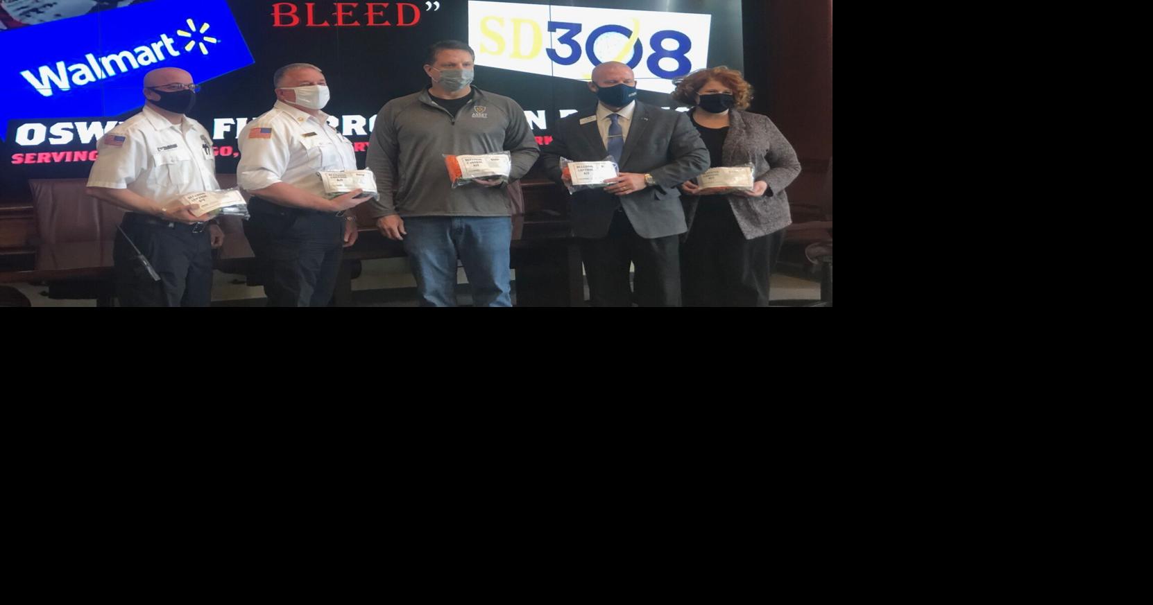 Oswego 308 School District Receives Donation from Oswego Fire