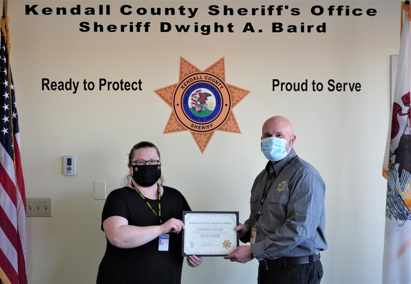 Records Department Employee Named Kendall County Sheriff's Office