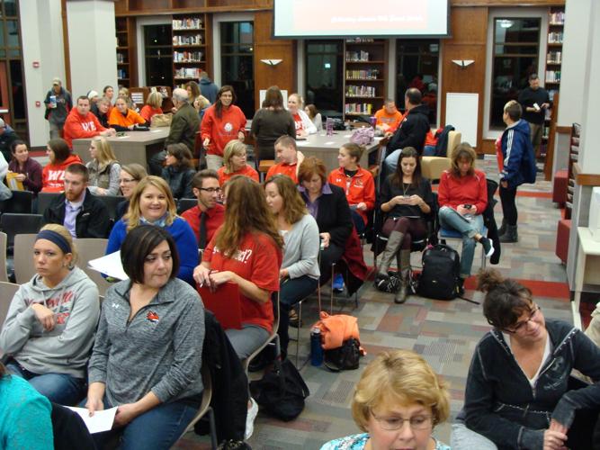 Packed House for Yorkville School Board Meeting as Teachers' Strike