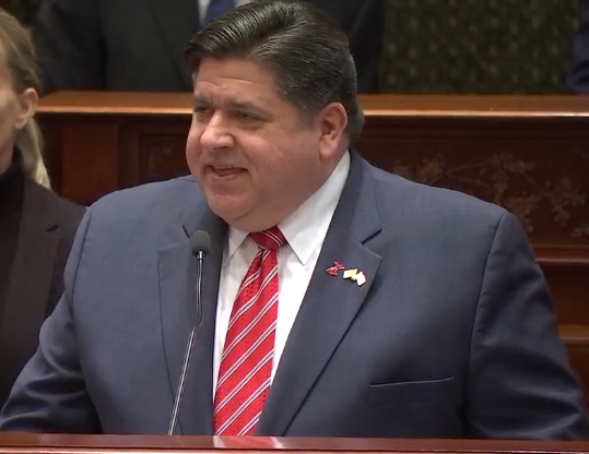 Pritzker Delivers Budget Address; Mentions Graduated Income Tax ...