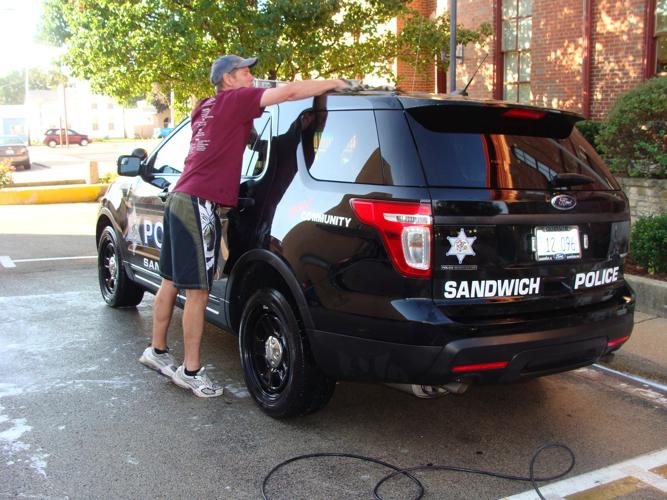 Sandwich Chamber Members Wash Squad Cars Local News