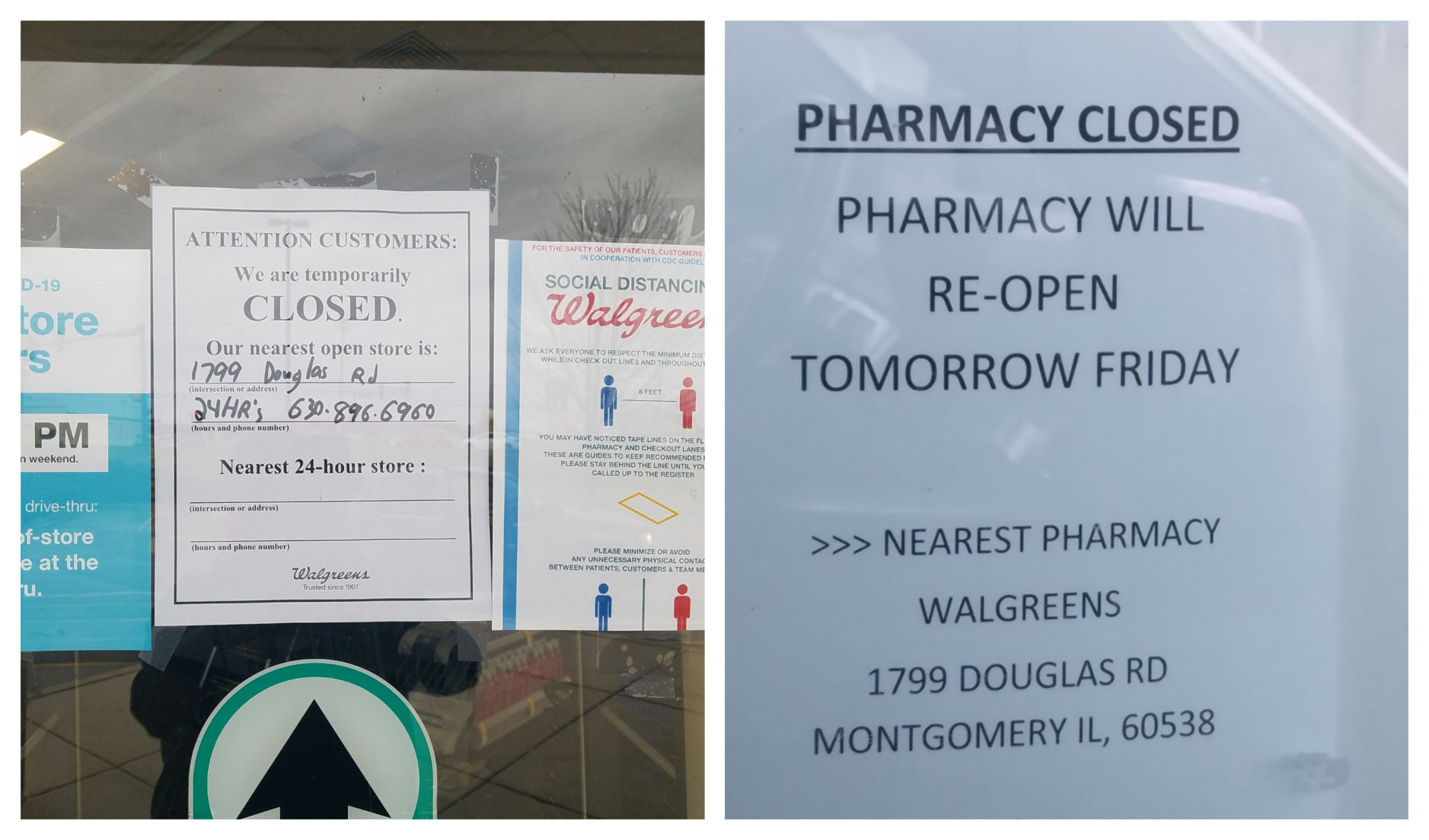 Company Officials Say Worker at Oswego Walgreens That Temporarily