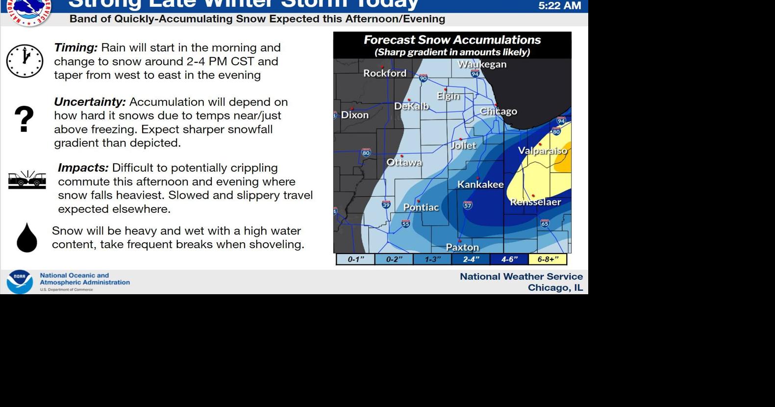 Winter weather advisory to go into effect for Kendall County | Local ...