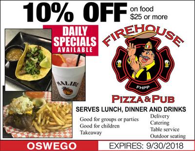 Oswego's Firehouse Pizza and Pub Featured on WSPYCoupons.com ...