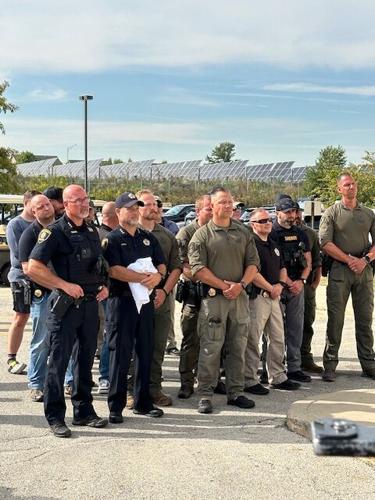 Memorial for K9 Hudson unveiled in Friday morning ceremony at Kane ...