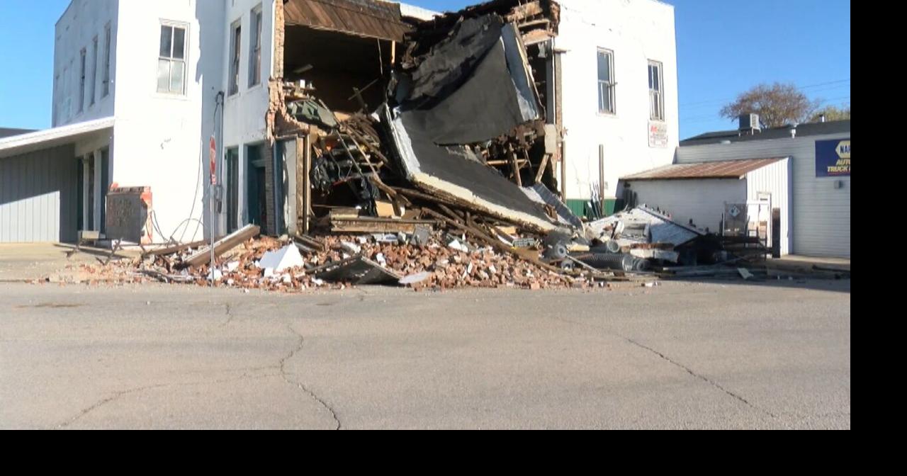 Building collapses in downtown Loogootee News