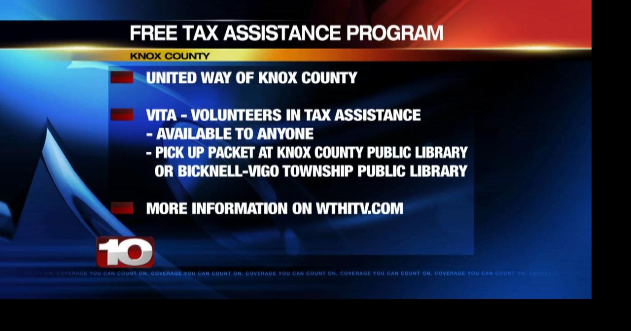 Here's how you can get tax help in Knox County News