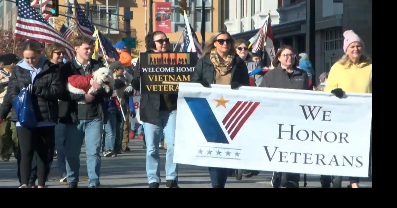 Terre Haute residents line Wabash Avenue for Veterans Day Parade News