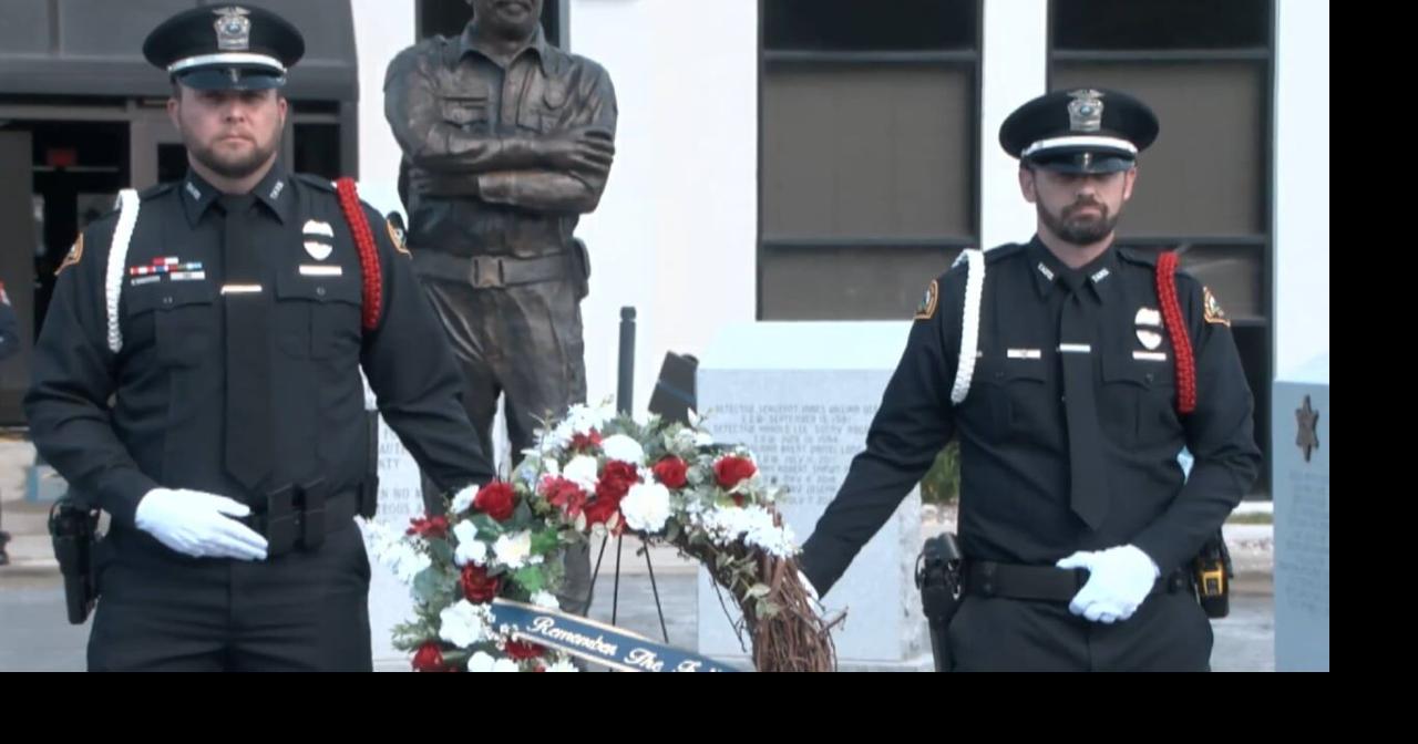 Terre Haute community gathers to remember fallen officers Indiana