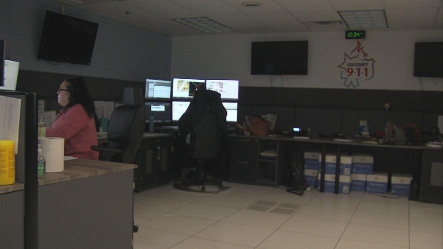911 dispatchers react to the relocation of the new Vigo County Dispatch