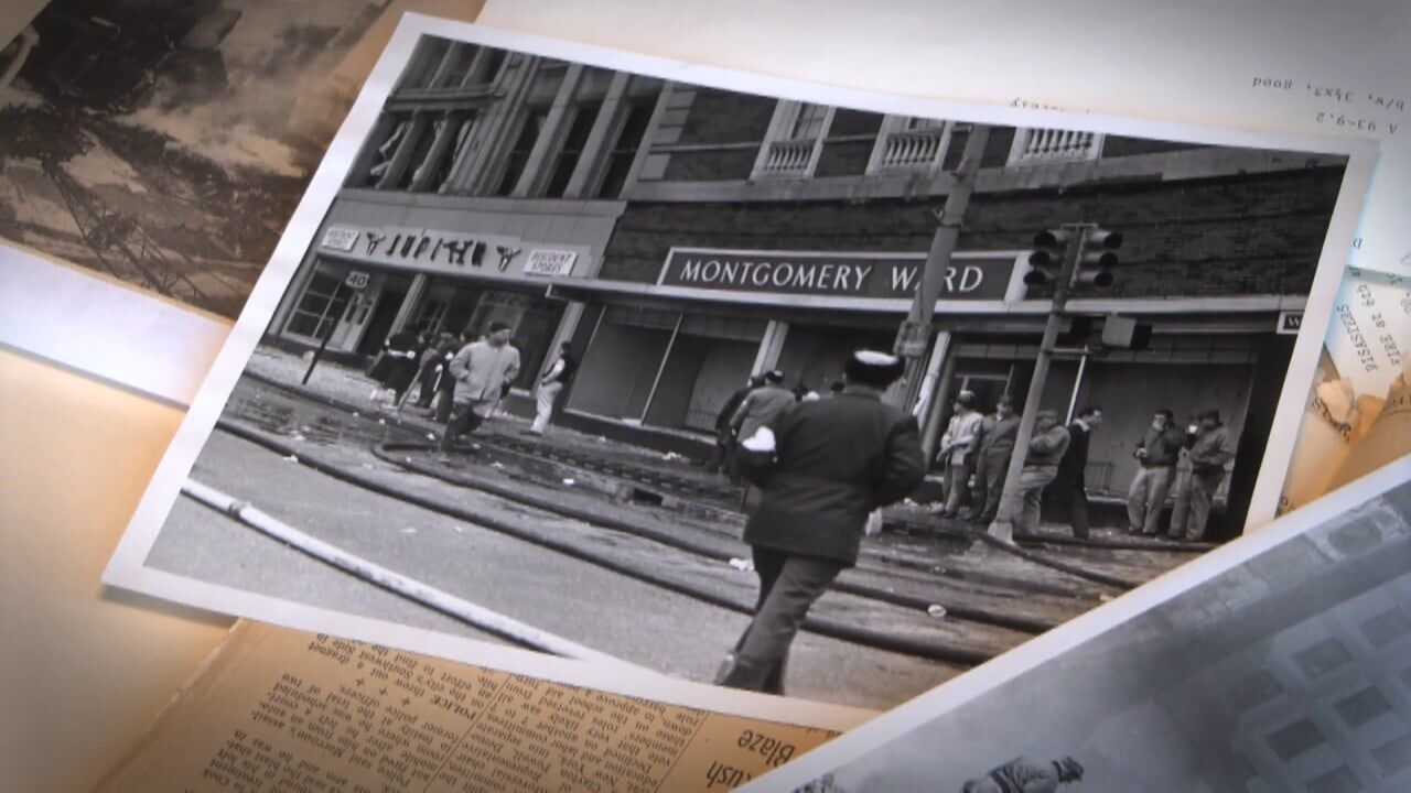 WTHI-TV At 70: Downtown Terre Haute Fire Of 1963 | WTHI's 70th ...