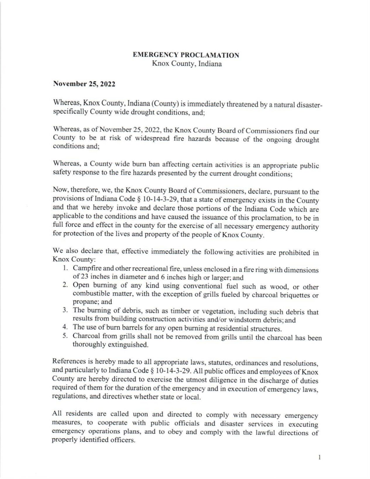 Knox county firefighters stress importance of burn ban News