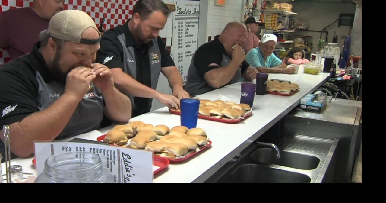 Fork in the Road The 20 slider challenge at Eddie's Sandwich Shop