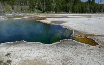 Officials have identified the partial foot discovered in one of Yellowstone's deepest hot springs