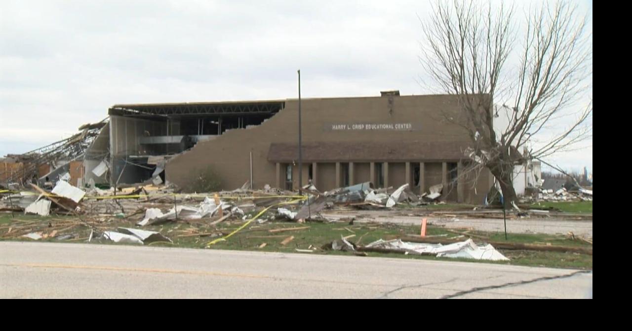 Buildings leveled in Crawford County storm damage Video