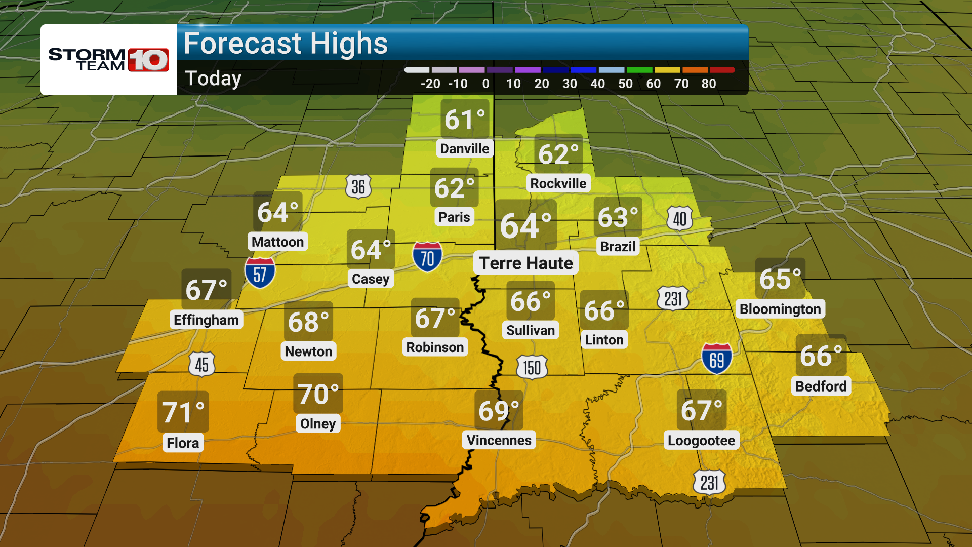 Terre Haute Forecast Update Forecast