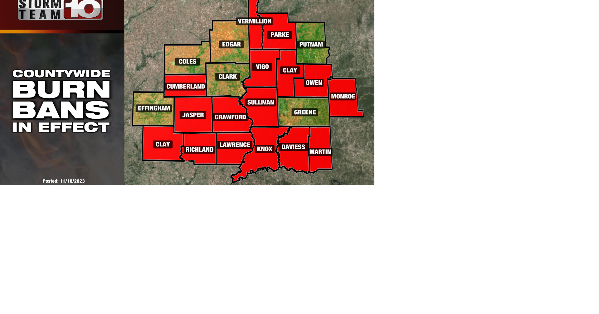 Burn Ban Map