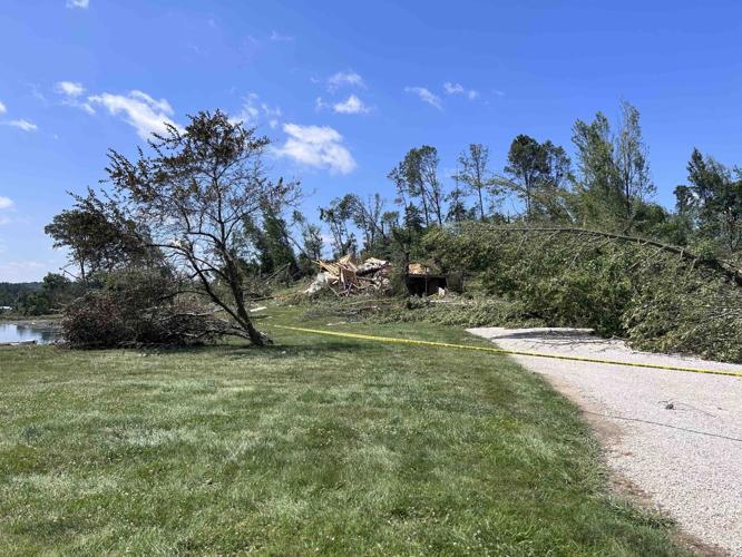 Martin County tornado damage