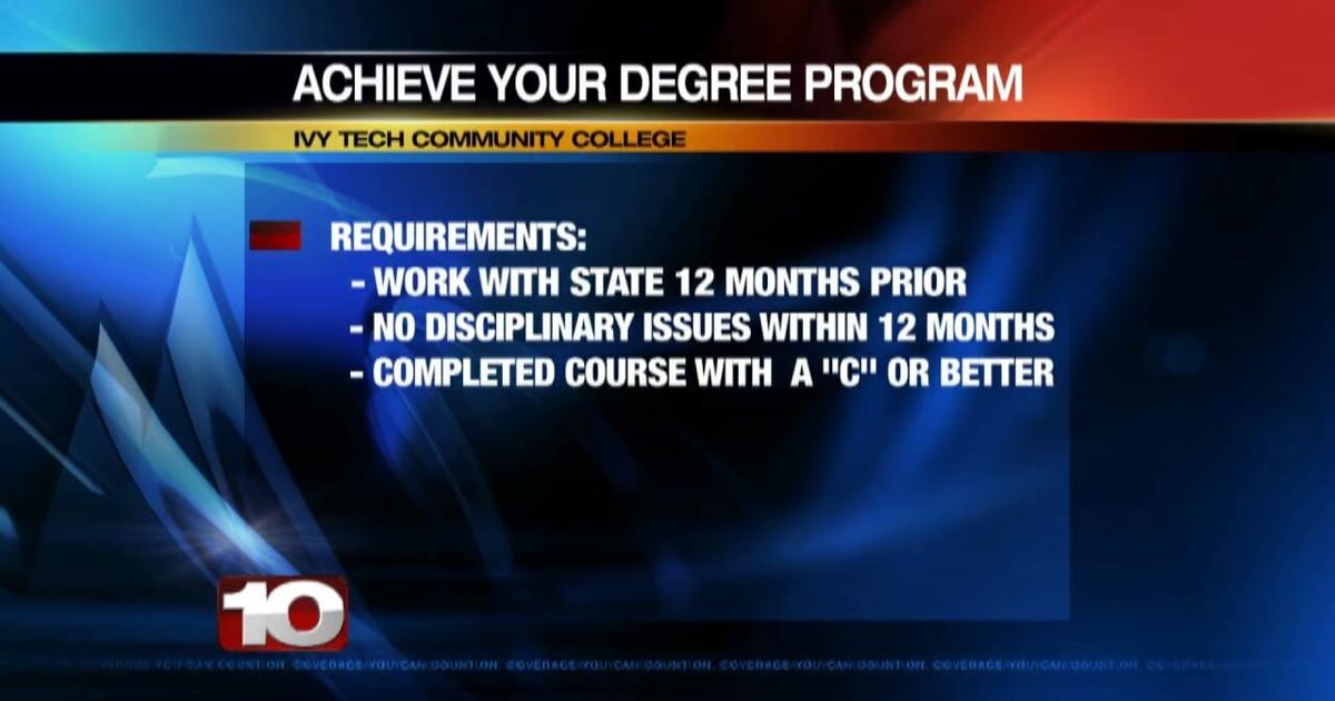 Ivy Tech announces "Achieve Your Degree" program | News | wthitv.com