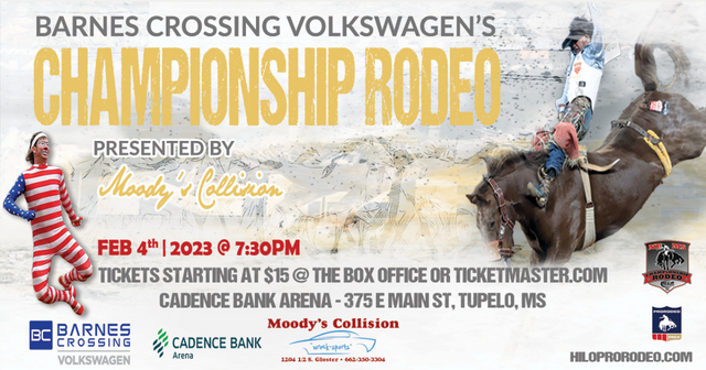 Barnes Crossing Volkswagen Championship Rodeo | Community | wtva.com
