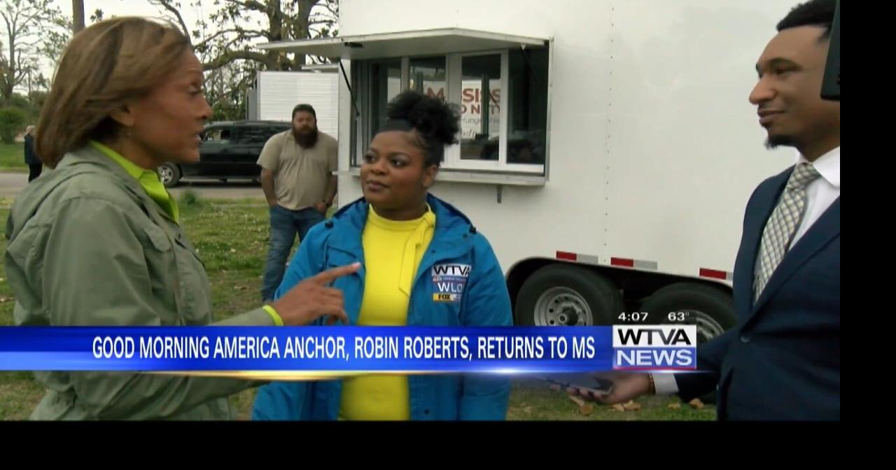 GMA anchor Robin Roberts returning to Rolling Fork to view tornado